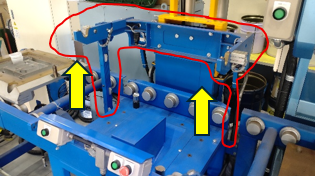 反転アーム（正常時）